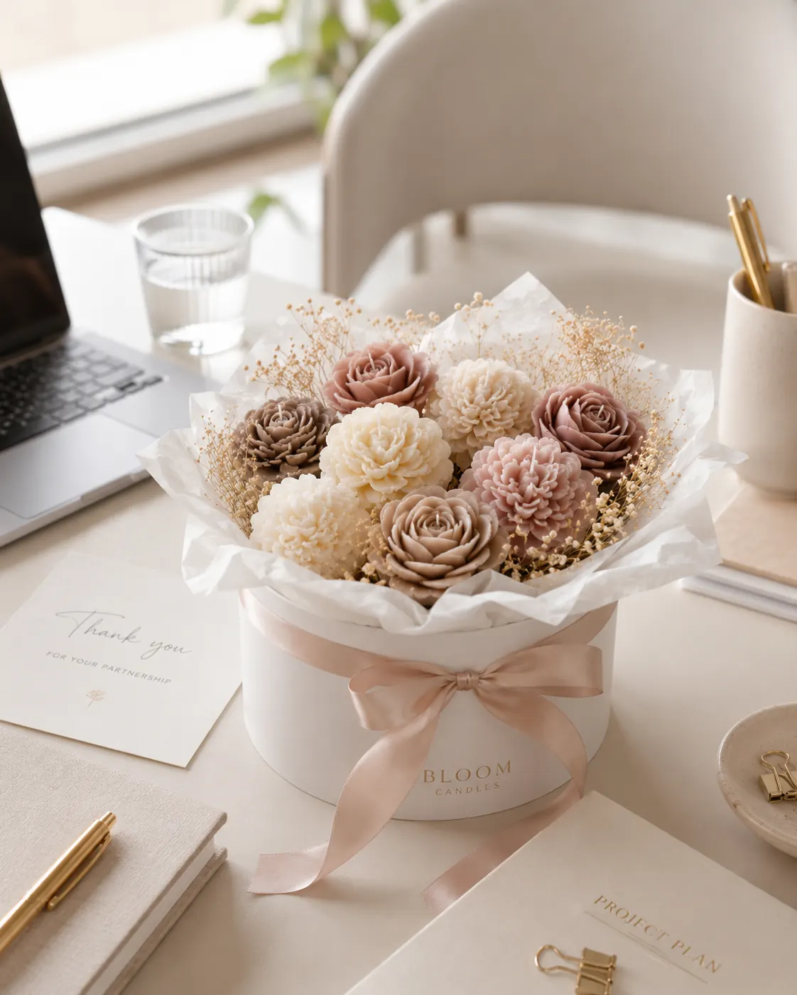 Bloom Candles als Firmen- und Dankesgeschenk