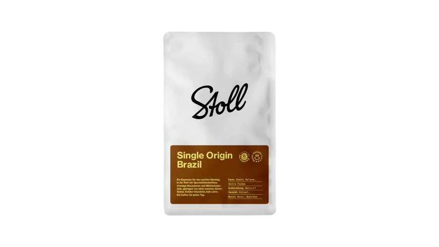 Kaffeepackung Brazil Santa Helena von STOLL